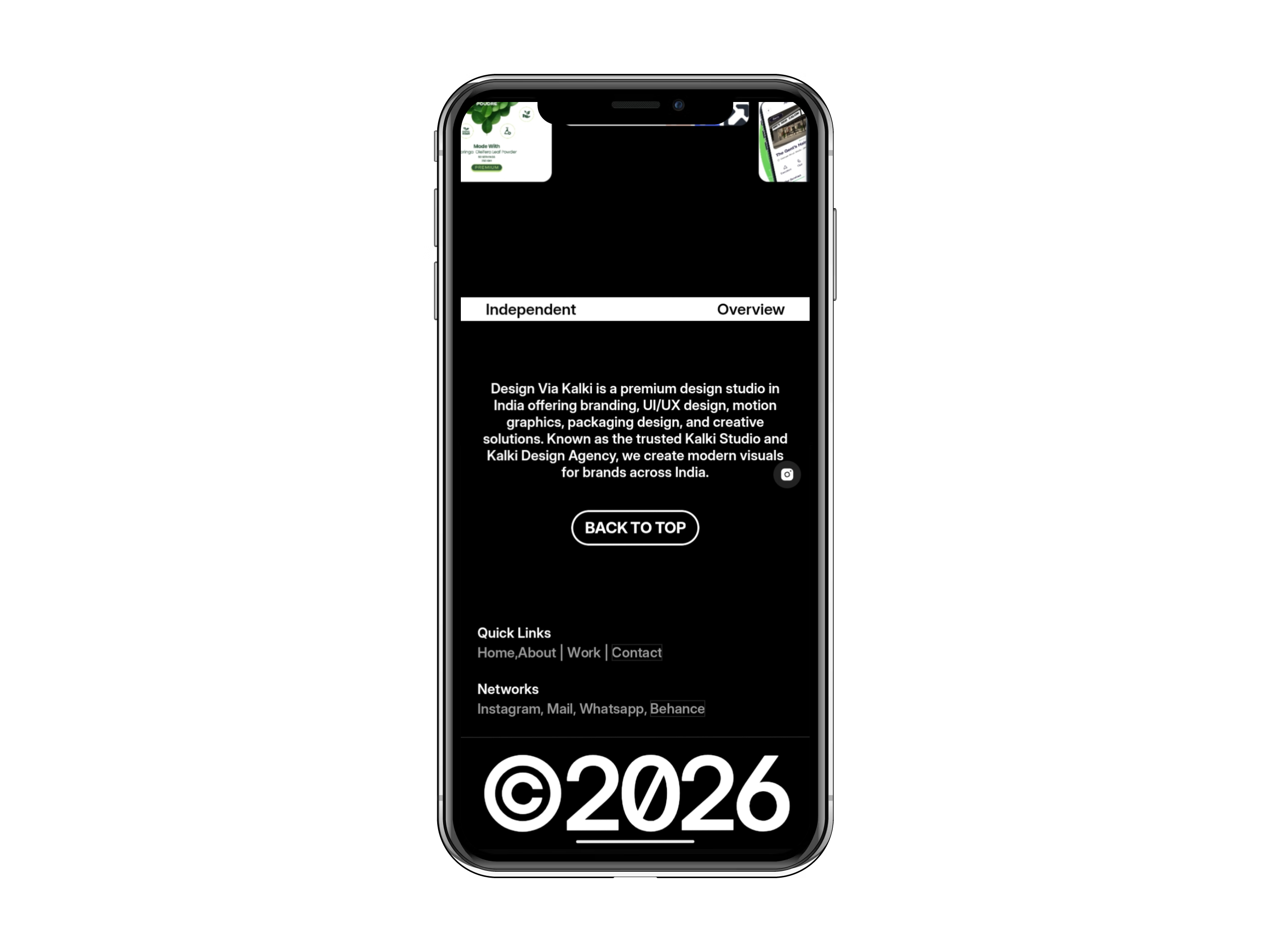 App screen right
